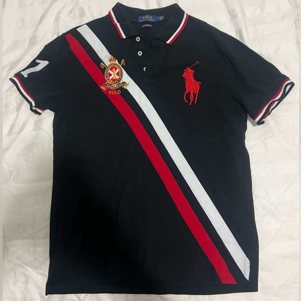 Ralph Lauren Polo Shirt Black Size M